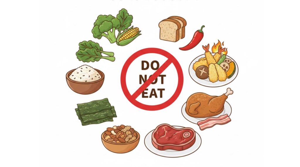 대장내시경 전 피해야할 음식