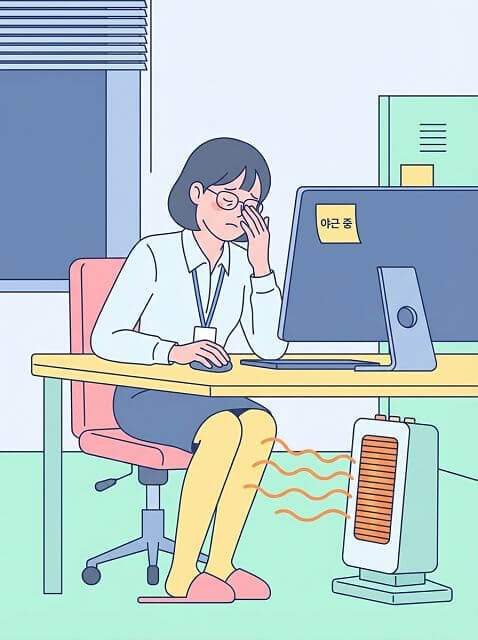 사무실 히터 눈 건조, 8시간 근무하는 직장인이 눈 안 따갑게 버티는 현실적인 방법 3가지