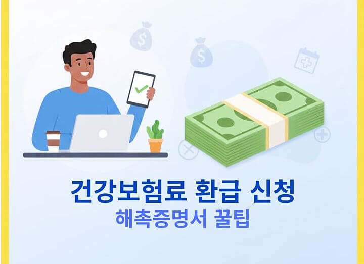 건강보험료 환급 신청, 프리랜서인 제가 '82만원' 돌려받은 비결 (해촉증명서 꿀팁)