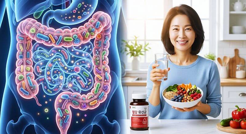 마이크로바이옴 혈당 유산균의 진실, 40대 뱃살이 안 빠지는 진짜 이유는 이것