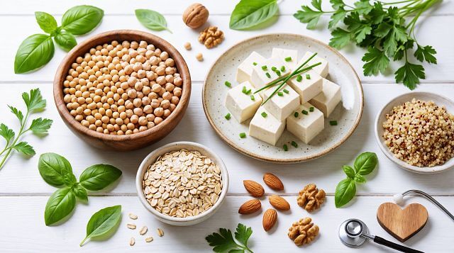 콜레스테롤 수치 개선을 위한 식물성 단백질 식품 5가지