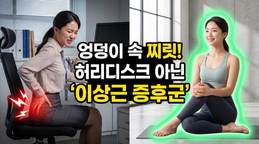 엉덩이 깊은 곳이 찌릿찌릿, 허리디스크 아닌 '이상근 증후군' 자가진단 및 스트레칭