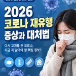 코로나 재유행 증상 총정리: 2026 코로나 변이 특징 알아보기
