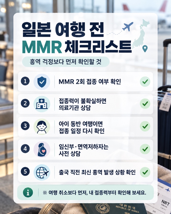 일본 여행전 체크리스트